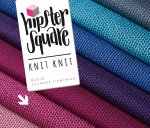 RESTSTÜCK 0,90m !!! - Bio Jacquard Jersey - Knit Knit - ortensia/schwarz - Hamburger Liebe - Hipster Square